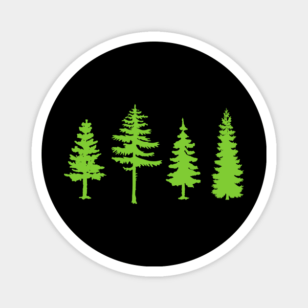 Cute trees Magnet by PallKris